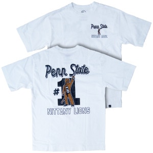 white short sleeve t-shirt Penn State Nittany Lions with #1 Mascot